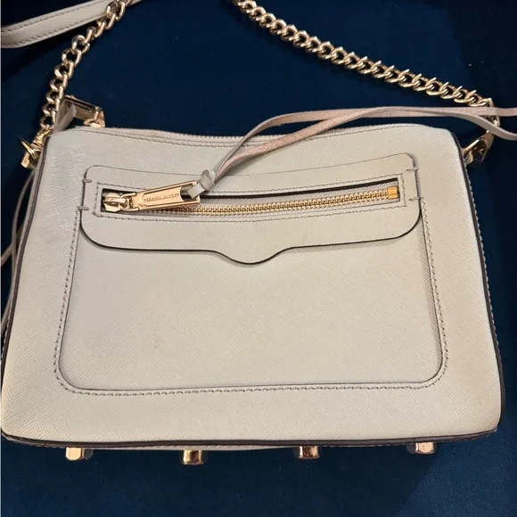 Rebecca Minkoff Light Green and Gold Crossbody Bag - Picture 5 of 6